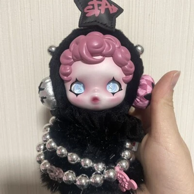 New SKULLPANDA Plush Doll AS YOU WISH Girl Keychain Toy