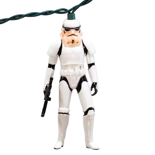 Star Wars Storm Trooper Christmas Tree Light Set with 10 Lights SW9153 New - Picture 3 of 3
