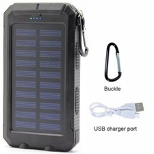 2025 Super 10000000mAh USB Portable Charger Solar Power Bank For Cell Phone