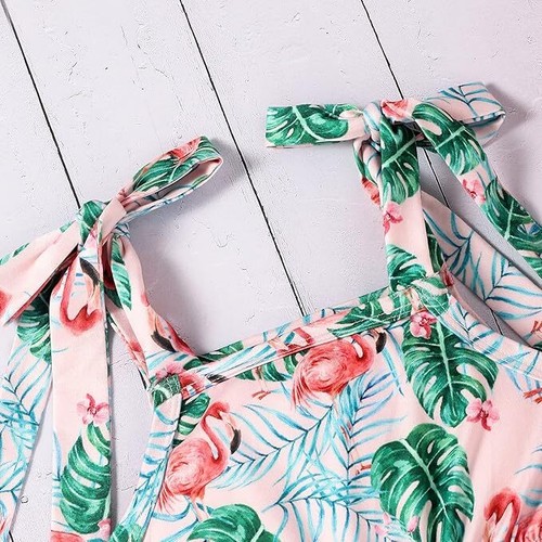 2PCS Baby Girl Clothes Sets Floral Sleeveless Newborn Romper Jumpsuit Headband - Picture 4 of 14