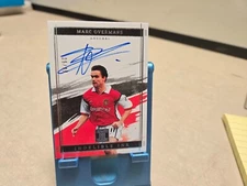 2021-22 Impeccable Soccer Indelible Ink Marc Overmars On Card Auto /99 Arsenal