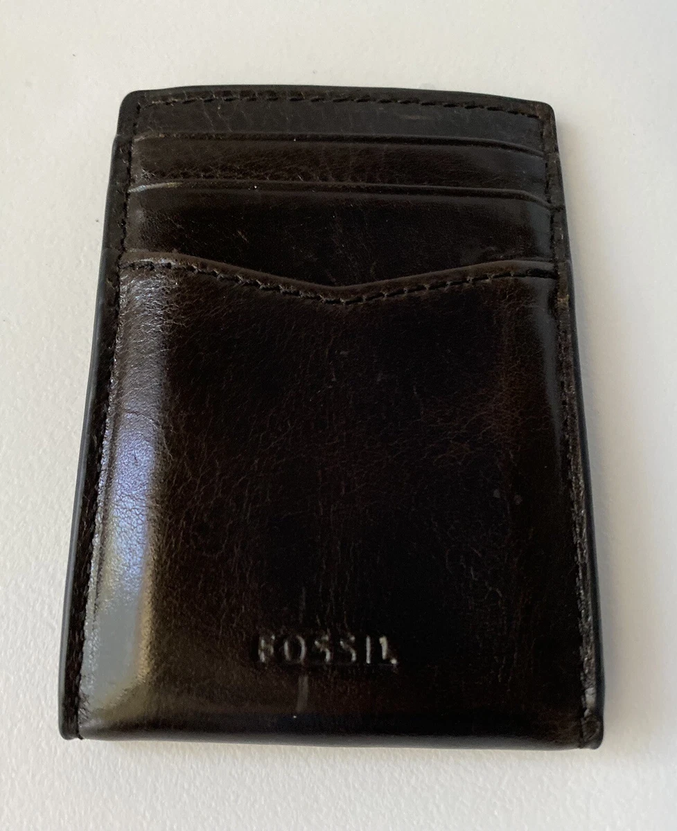 Fossil Andrew Magnetic Card Case, Black ML4173001 | eBay