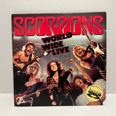 Scorpions World Wide Live 2 LP Album 1985 Mercury Label 824 344-1 M-2 NM
