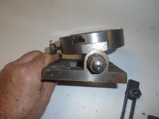 MOLINO DE TORNO DE MAQUINISTA Mesa Giratoria Micro Inclinable de Precisión Alemana 4" Graduada Foto 2 de 4