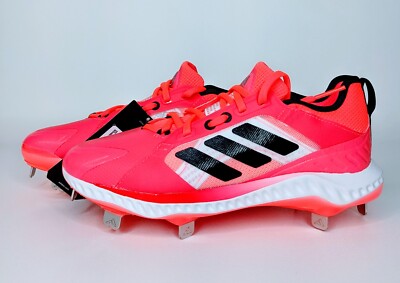   Adidas Pure Hustle Unity Women Softball Metal Cleats Pink FW8309 Size 7.5 NEW
