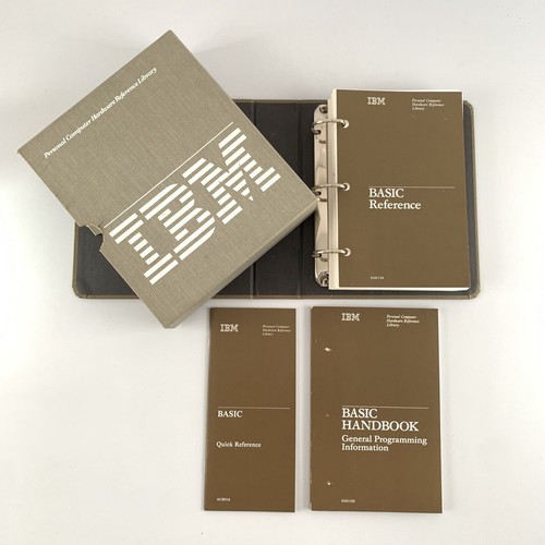 IBM BASIC 3.0 Manual Complete Binder w/ Handbook Quick Reference VTG 1984 - Picture 12 of 12