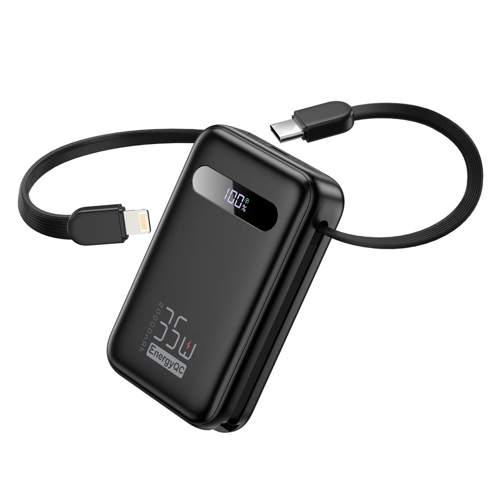 20000mAh 35W PD Fast Charging Power Bank for iPhone QC 4.0 Portable