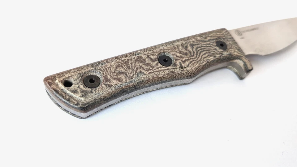 Cuchillo de cazador Ontario Knife Co ADK High Peaks hoja fija campamento supervivencia peces nuevo en caja Foto 4 de 4