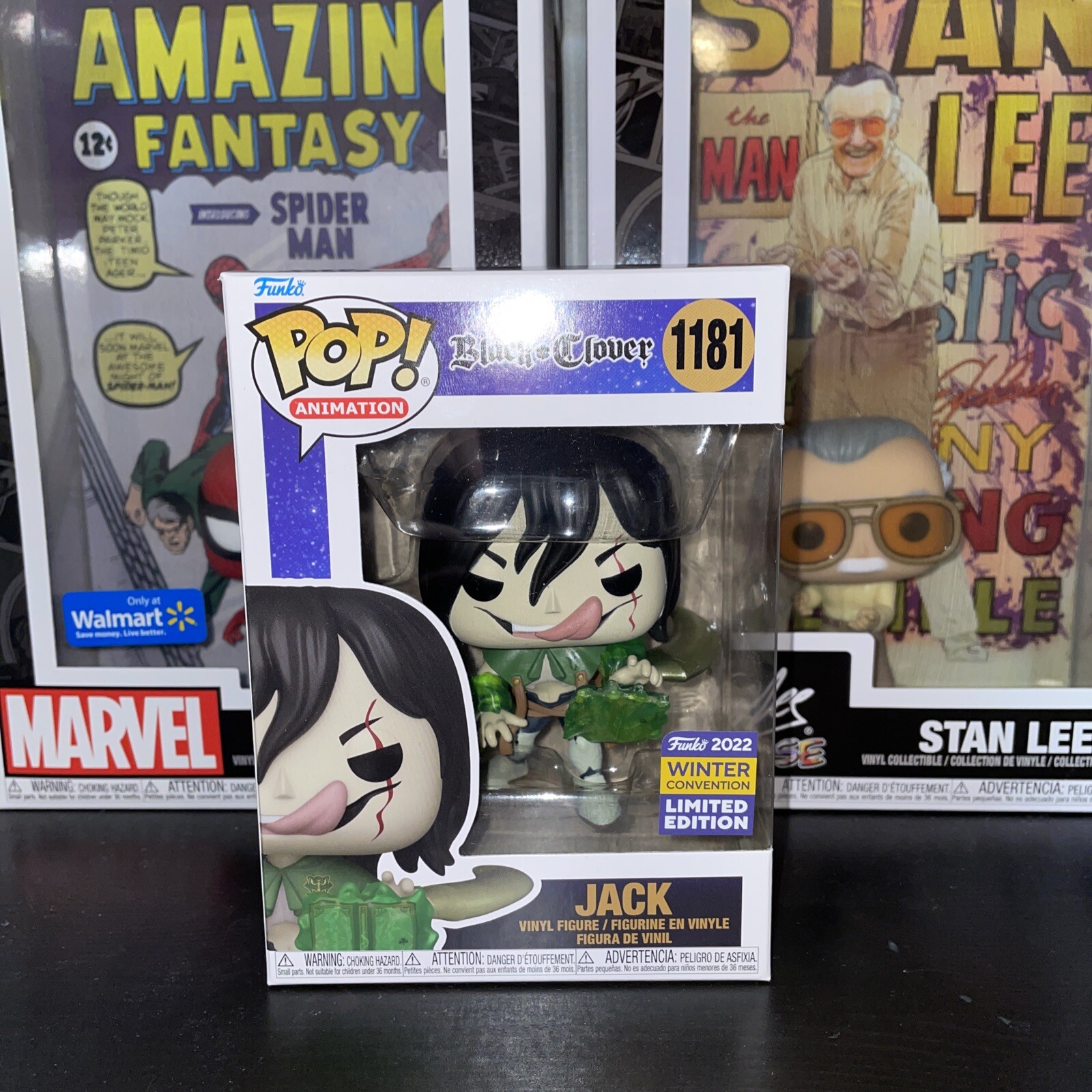 ¡Nuevo Funko Pop! Trébol Negro: Jack #1181 - Exclusivo Convención De Invierno 2022 - Como Nuevo
