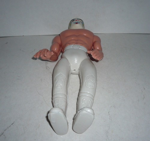 PSYCHO CLOWN - Mexican Toy - Wrestler Figure Blowed Plastic - Made In Mexico - Picture 5 of 9