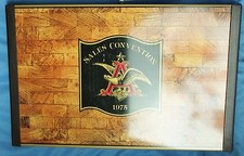 Vintage 1975 Anheuser-Busch Warming Tray beer pub Budweiser Sales Convention