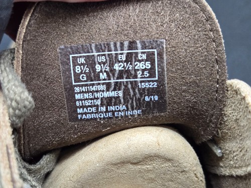 Clarks Desert Boot 2 Suede Men's Size 9.5 Tan Beige Brown 261411547 085 NBY - Picture 7 of 11