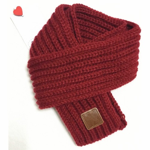 Children Neck Warmer Wrap Boy Girl Baby Kids Winter Warm Scarf Knitting Wool - Picture 5 of 14