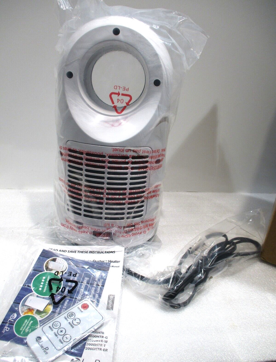 LivePure Turbine Vortex Auto-Duster Heater w/remote | eBay