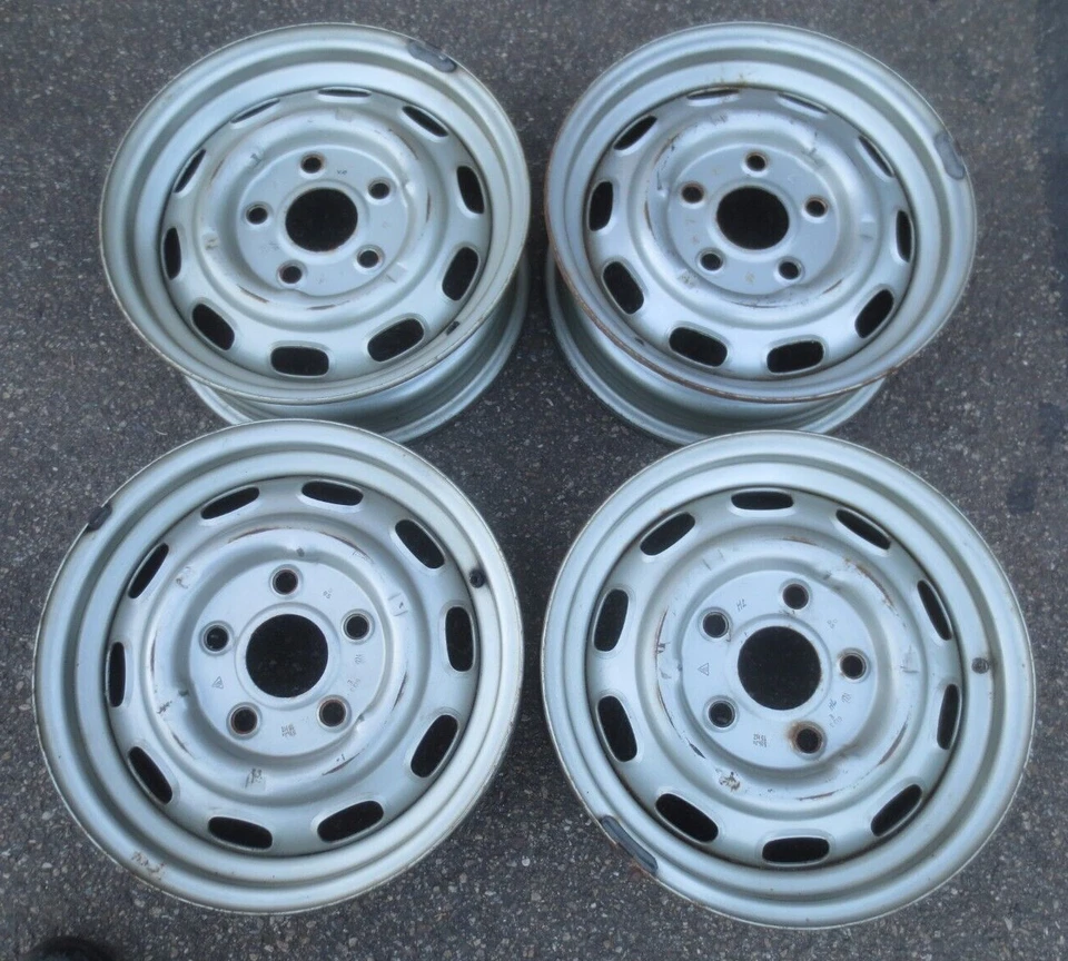 4 x DEMO-Stahlfelgen Porsche 911 912 914-6  5 1/2JX15 5x130 ET42 #22139 - Bild 2 von 4