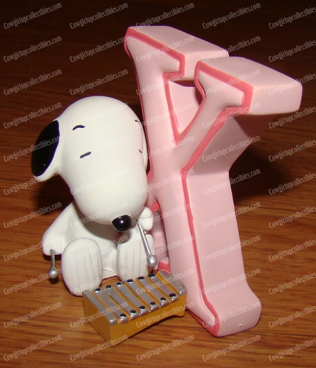 Peanuts Alphabet by Westland - Letter X (8594) Snoopy Playing the