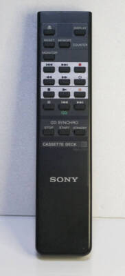 Sony RM-J701 Cassette Deck Remote Control Used TC-K555ESL/TC-K555ESA/TC-K555ESJ