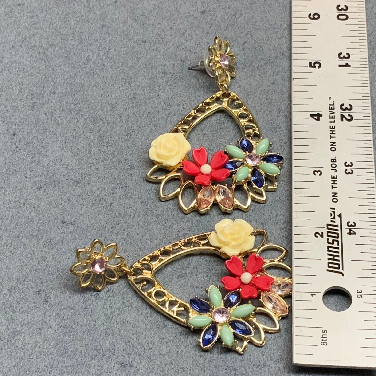 Sugarfix Baublebar Statement Earrings Pierced Dan… - image 7