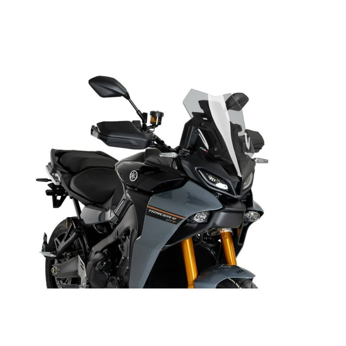 Cupolino PUIG sport fumè chiaro per Yamaha 900 TRACER 9 GT 2021-2024