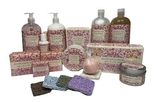 Greenwich Bay Trading Co Rosewater & Jasmine Lotion, Hand Soap, Body Wash, Soaps - 第 1/21 張圖片