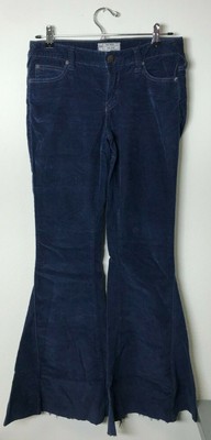 Navy Blue Corduroy Free People Bell Bottom Flared Pants Waist Size 28 Ebay
