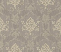 Rasch Textil Tapete Vlies Solitaire 073491 Braun Grau Creme Stylisch Barock