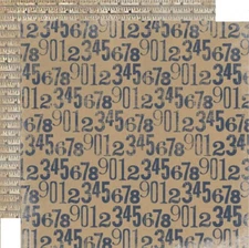 My Mind's Eye, Kraft FunDay, Everyday Fun, 2 x 12" Cardstock, Good Measure