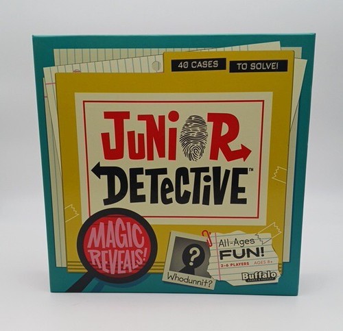Buffalo Games - Junior Detective Board Game Magic Reveals! NEW SEALED 2-6 Player