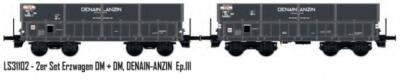 LS Models 1:87 2er Set Erzwagen DM SNCF / DENIAN-ANZIM, Ep.III 31102