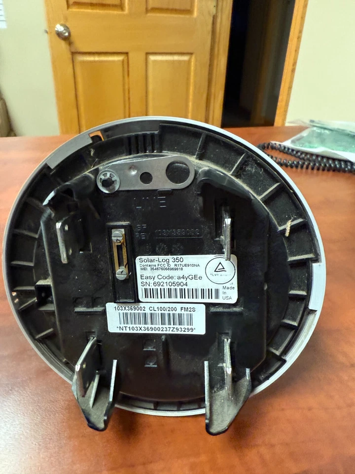 GE Solar Energy Meter I-210+ CL200 240V FM2S Watthour Meter Solar - Used - Image 3 of 3