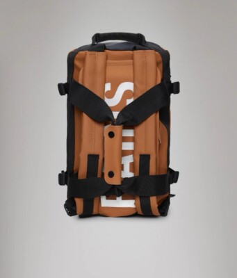 RAINS Texel Overnight Bag Luggage Duffle Mini Rust Orange $155 NEW NWT