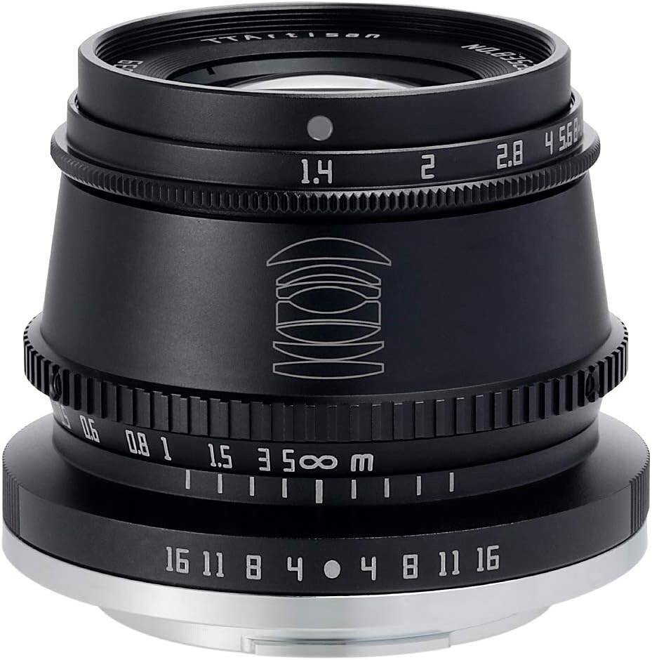 TTArtisan 35mm f/1.4 C E-mount Sony E APS-C Black Lens Meisho