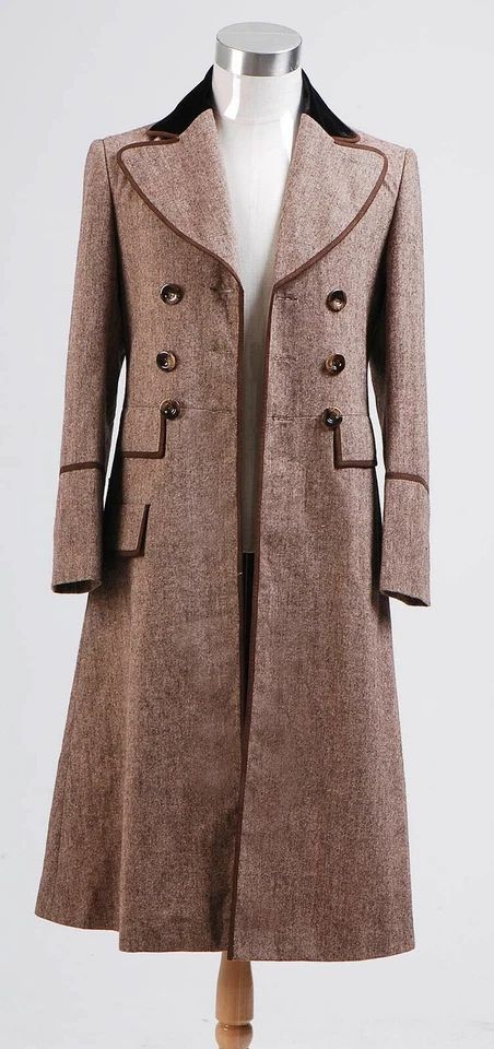 Gabardina Larga Who is Doctor Dr. Crudo Marrón S-XXXL Uniforme Disfraz Juegos con disfraces Foto 2 de 4