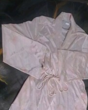 Vintage JcPenney Robe Pink Floral Nylon Union Label Vintage Lingerie
