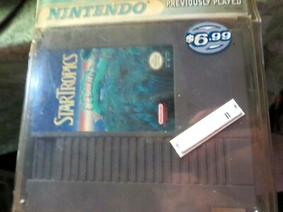 Star Tropics Nintendo NES Game Authentic in previous played package instructions