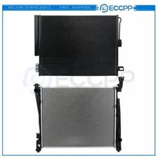 Radiator & Condenser Cooling Kit For 11-14 Dodge Durango Jeep Grand Cherokee