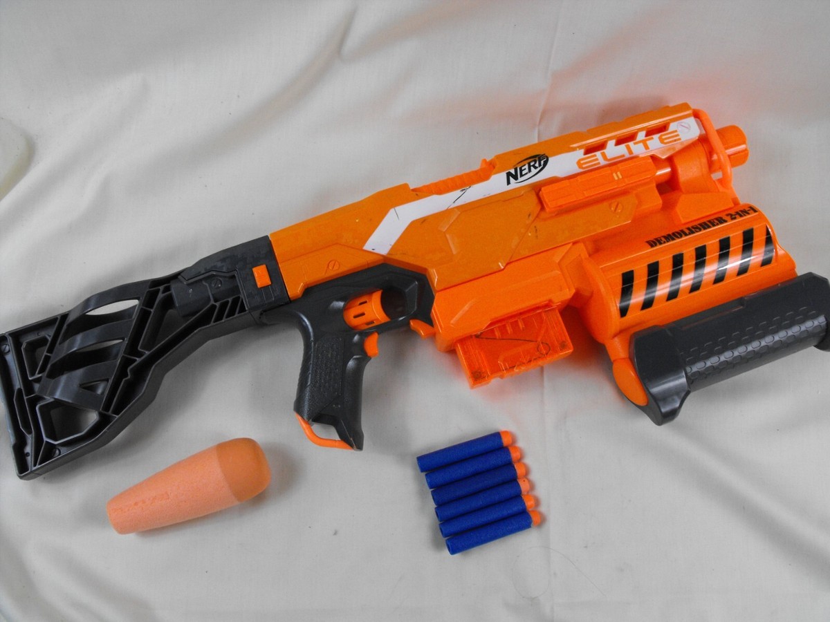 NERF N-Strike Elite 電動ガン Nerf N-Strike Elite DEMOLISHER 2-IN-1 Powered Blaster with