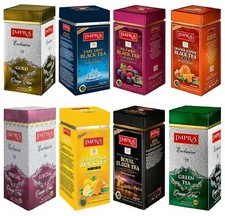 Impra Tea Big Leaf, Royal Elixir, Citru, Green, Special, Gold Tea 8 cx Flavors
