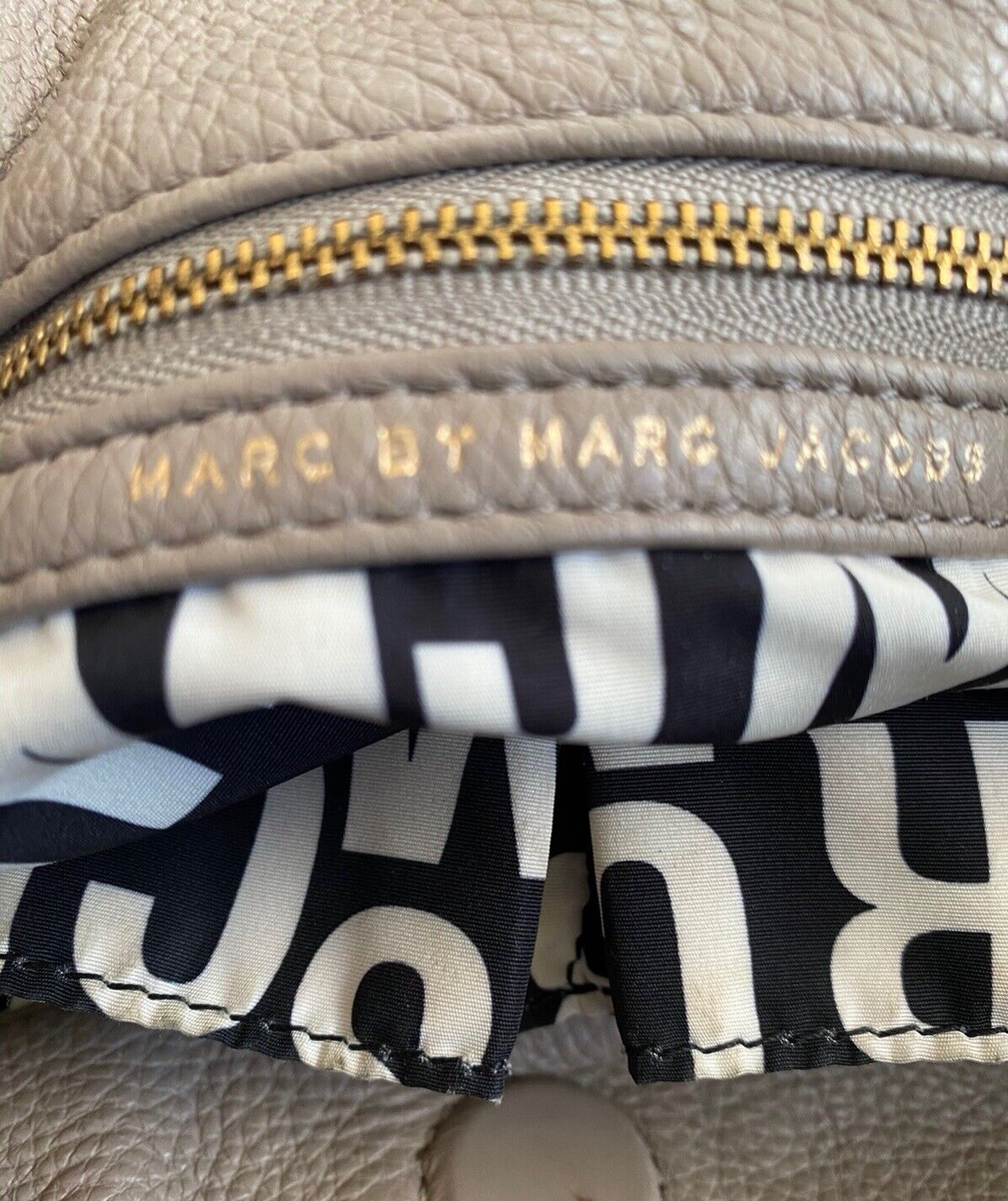 MARC JACOBS Hillier Gray Leather Large Hobo Shoulder Bag EUC! MSRP