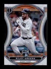 RILEY GREENE 2023 TOPPS TRIBUTE #92 TIGERS ROOKIE CARD RC BD6161