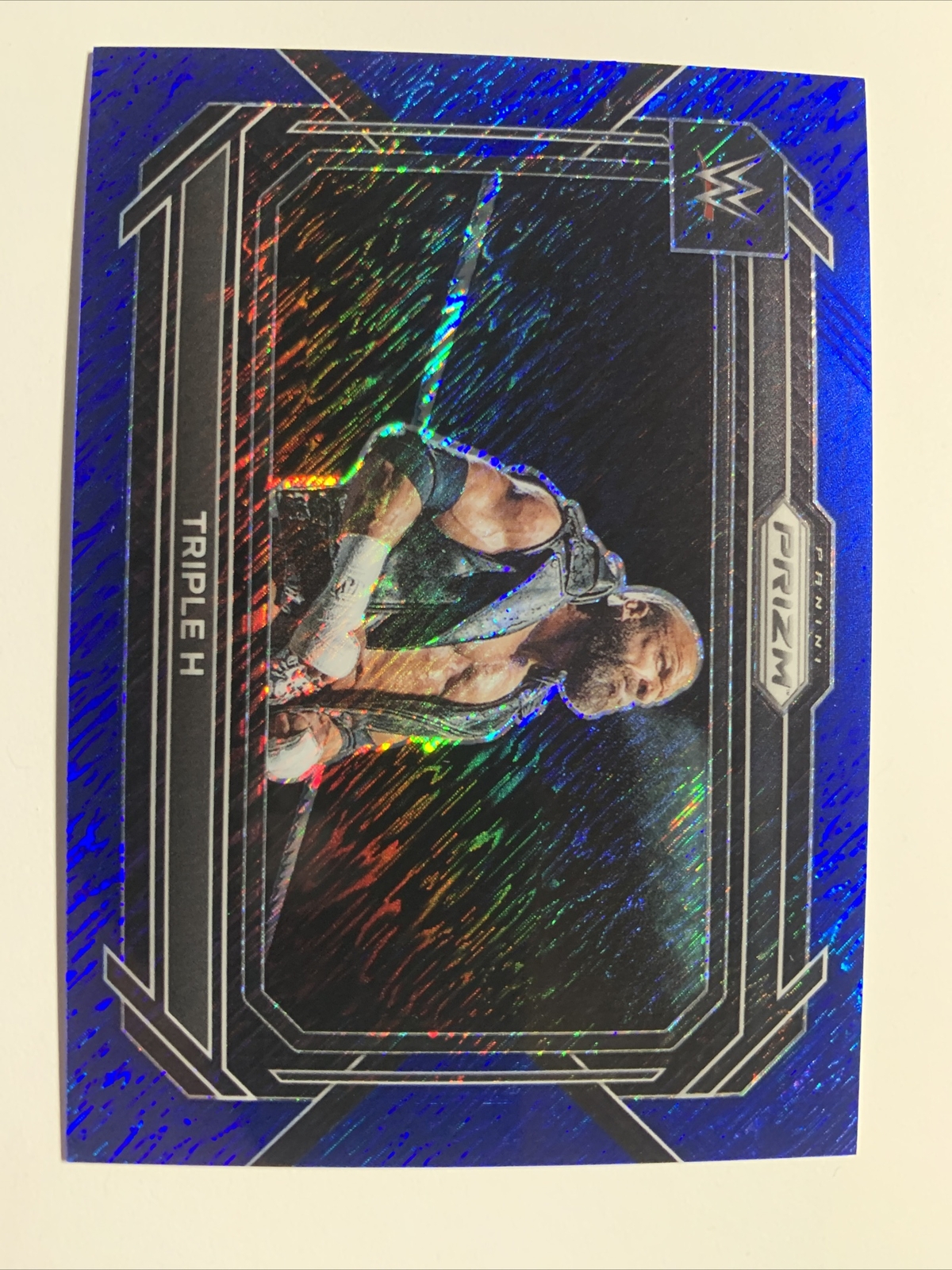 2023 WWE Prizm Triple H HHH Blue Shimmer FOTL 5/11 #71