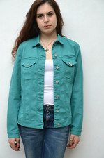 Size Xl Esprit Sea Foam Green Stretch Denim Light Summer Jacket