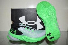 Under Armour Boys  Scramjet 5 AL Running Shoes 3025536 102 Gray/Bright Green NIB