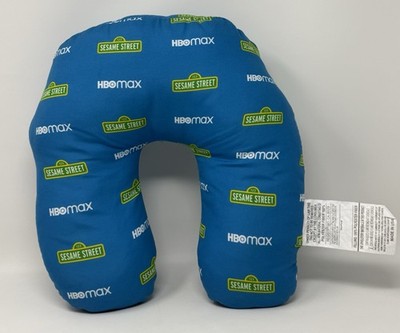 HBO Max Sesame Street Muppets Travel Neck Pillow Plush Streaming Advertisement