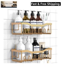 Shower Caddy 2 Pack, Adhesive Organizer for Bathroom Storage, Home Decor Ki...