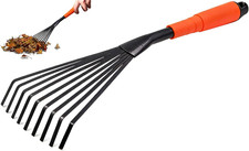 Garden Rake,Hand Rake,Rake for Gardening,Mini Grass Rake,Horse Poo Picker