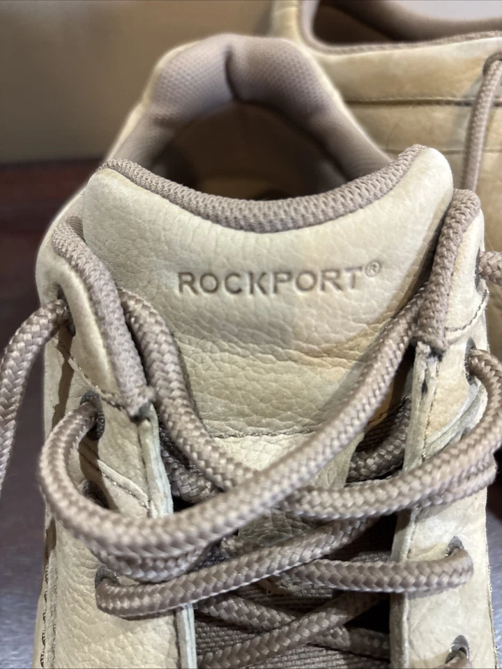 Rockport 鞋 World Tour 经典运动鞋 米色 皮革 低 MWT13M 男式 尺码 15 — 第 4/4 张图片