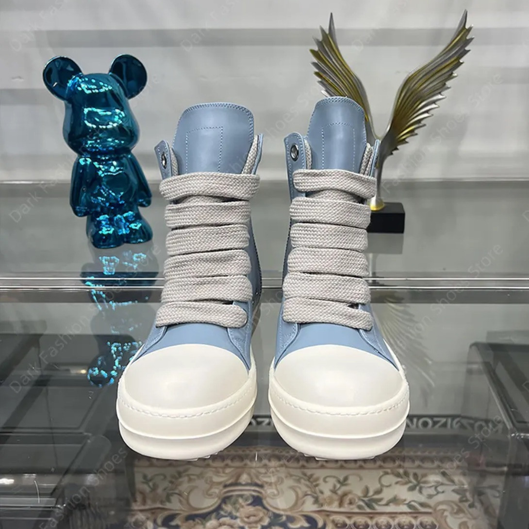 Size 10.5 Rick Owens Porterville High Top Jumbo Laces
