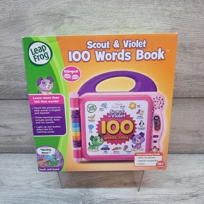 LeapFrog 100 Wörter rosa Buch - Scout und Violett brandneu verpackt