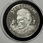 Steve Largent Seattle Seahawks NFL Rare Proof Coin 1 Troy Oz .999 Fine Silver